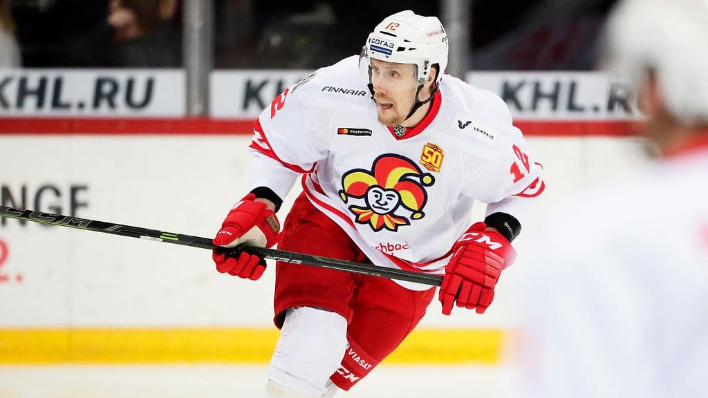 Marko Anttila ampui Jokerien 3–2-johtomaalin.