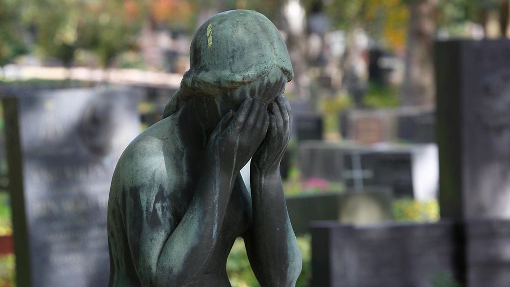 Kuvituskuva hautausmaalta.