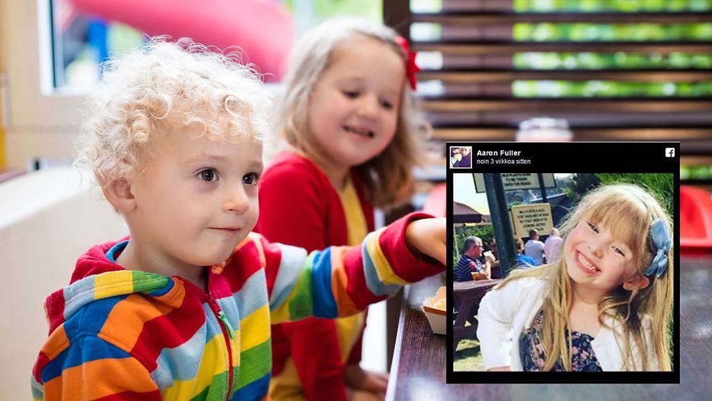 Pienen poikansa kanssa pikaruokaravintolassa syömässä ollut isä tapasi suloisen pikkutytön, joka kertoi äitinsä kuolleen vastikään.