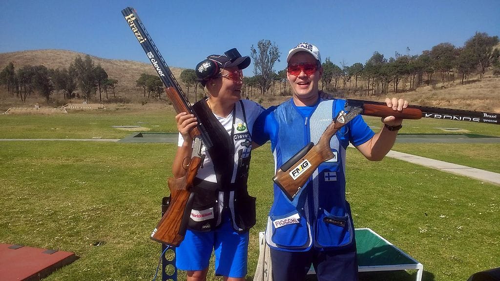 Satu Mäkelä-Nummela ja Vesa Törnroos, uudet ME-ampujat.