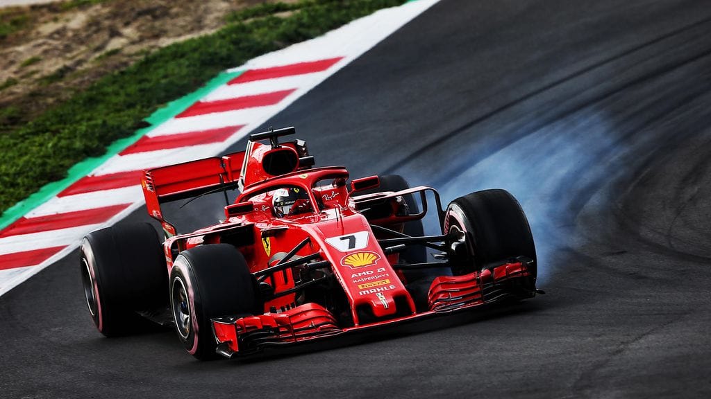 Kimi Räikkönen kiskaisi Barcelonan testien päätöspäivän kärkiajan 1.17,221.