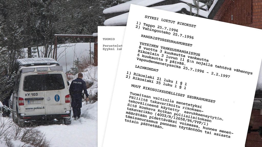 Nainen sai ensimmäisen tuomionsa taposta viime vuosituhannen lopussa.