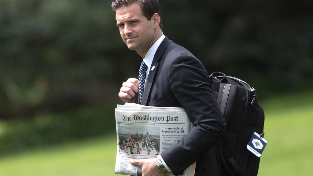 John McEntee heinäkuussa 2017.