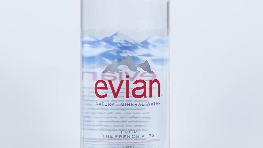 Evian on yksi merkeistä, joita tutkimuksessa tutkittiin.