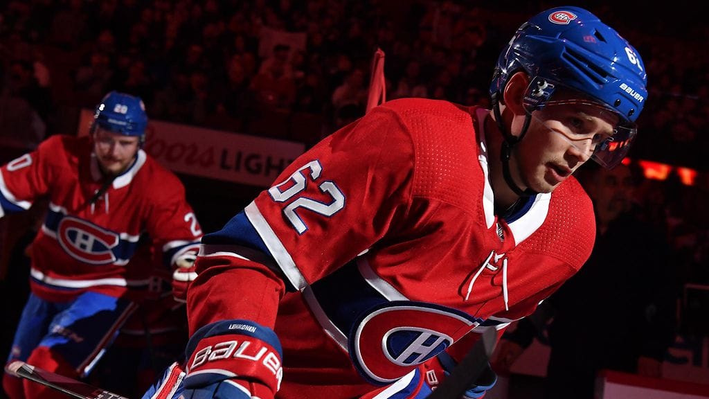 Artturi Lehkonen on oivassa iskussa.