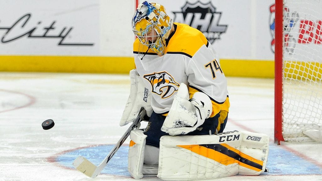 Juuse Saros nappasi Nashvillen maalilla 33 torjuntaa.