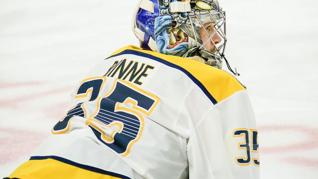 Pekka Rinne tähyää Stanley Cupin ja Vezina-palkinnon voittamiseen.