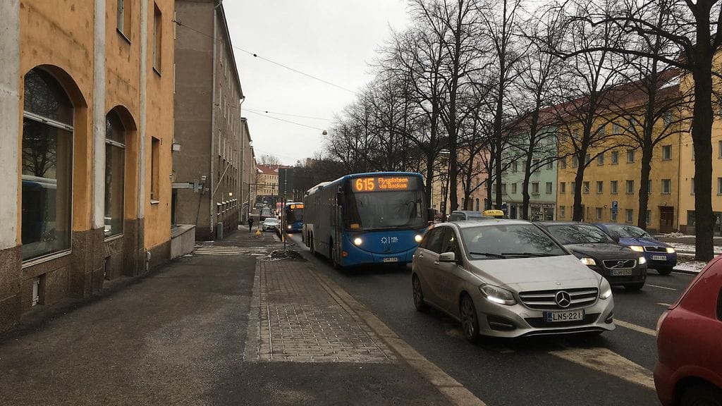 Pyöräily, Mäkelänkatu, Helsinki