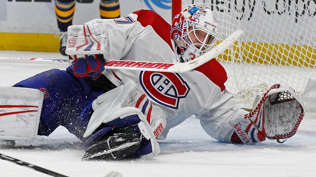 Antti Niemi torjui kaikki 35 maalia kohti tullutta laukausta Buffalo Sabresia vastaan.