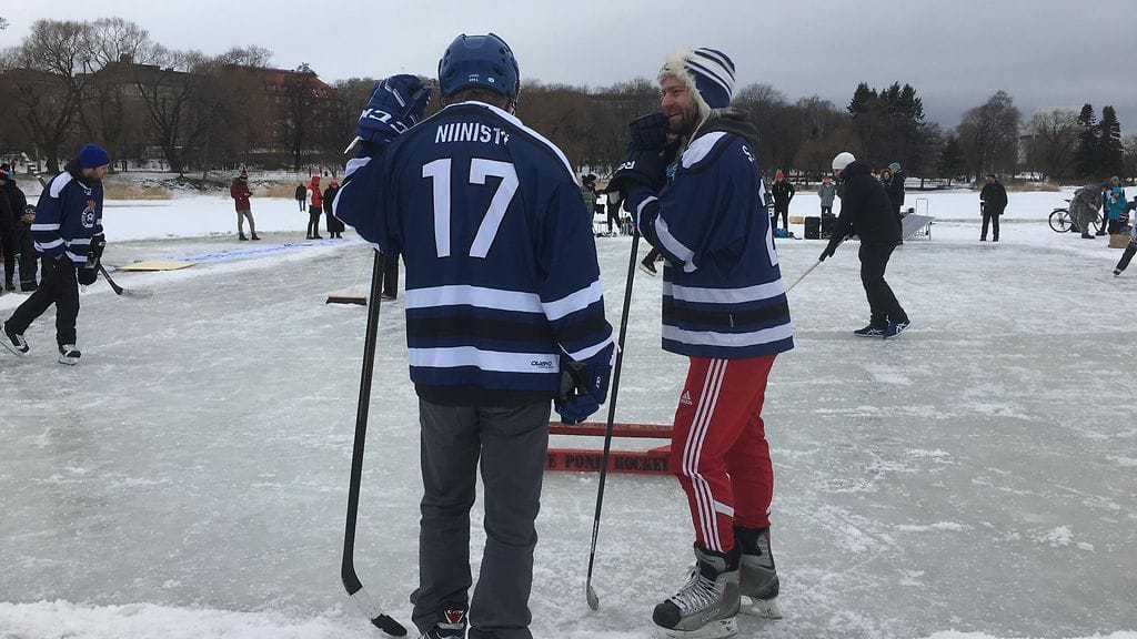 Jääkaruselli, pipolätkä, presidentti, Niinistö