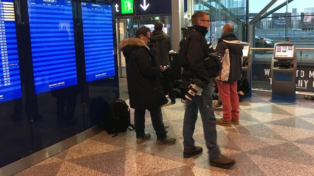 Katalonialaismedia Helsinki-Vantaalla 1