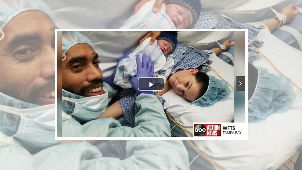 Vakavasti sairastunut Theron Moodle heräsi koomastaan juuri ennen lapsensa syntymää!
Kuvan lähde ABC Action News