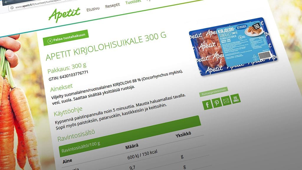 Takaisinveto koskee 300 gramman pakkausta.