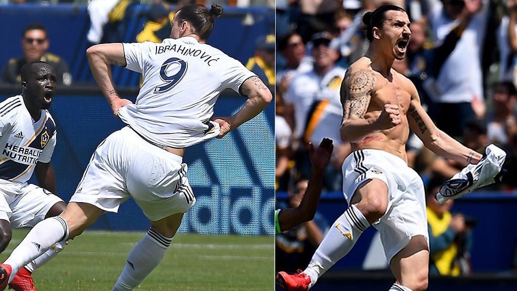 Zlatan Ibrahimovic otti Yhdysvallat haltuunsa.