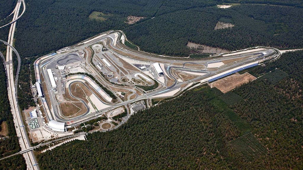 Hockenheimin rata vuonna 2012.