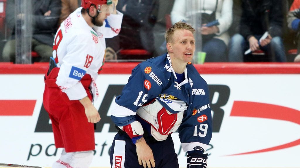 Veli-Matti Savinainen oli Leijonien näkyvimpiä hahmoja tämän viikon Valko-Venäjä-harjoitusotteluissa.