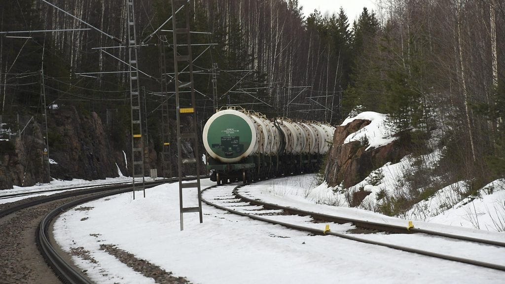 Suuronnettomuusvaaran aiheuttanut säiliövaunun vuoto sattui Kinnin liikennepaikalla.