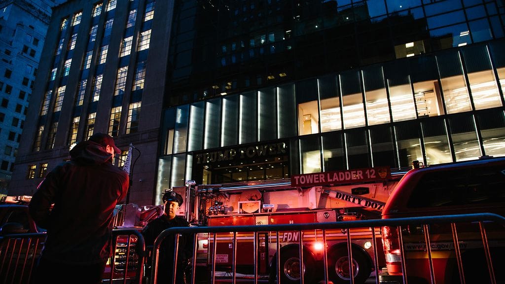 AOP Trump Tower tulipalo