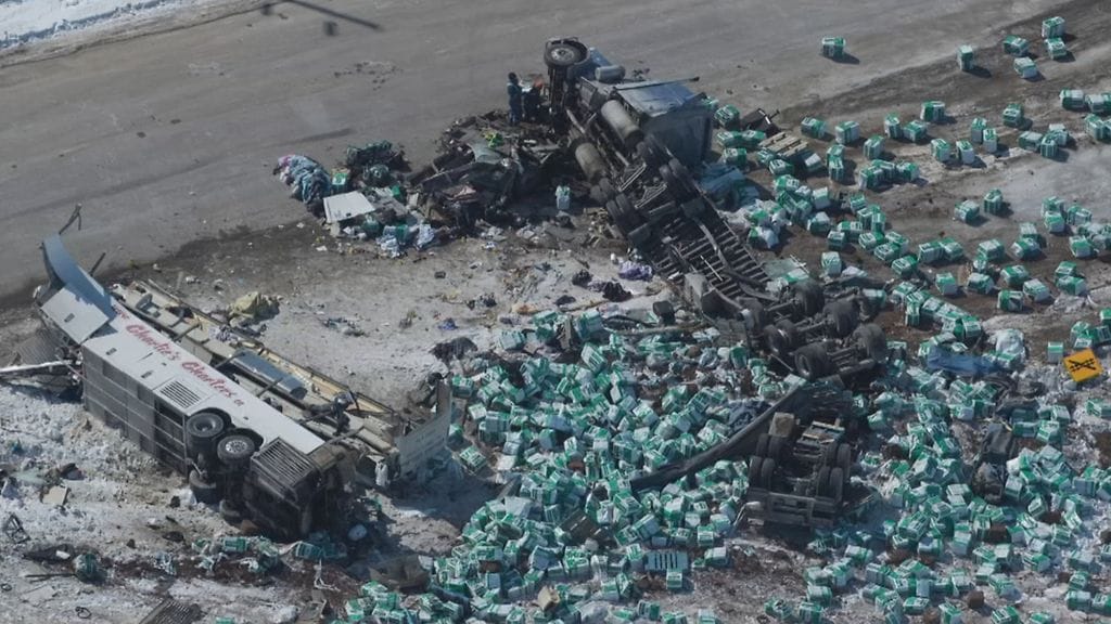 Kanada jääkiekkojoukkue bussiturma