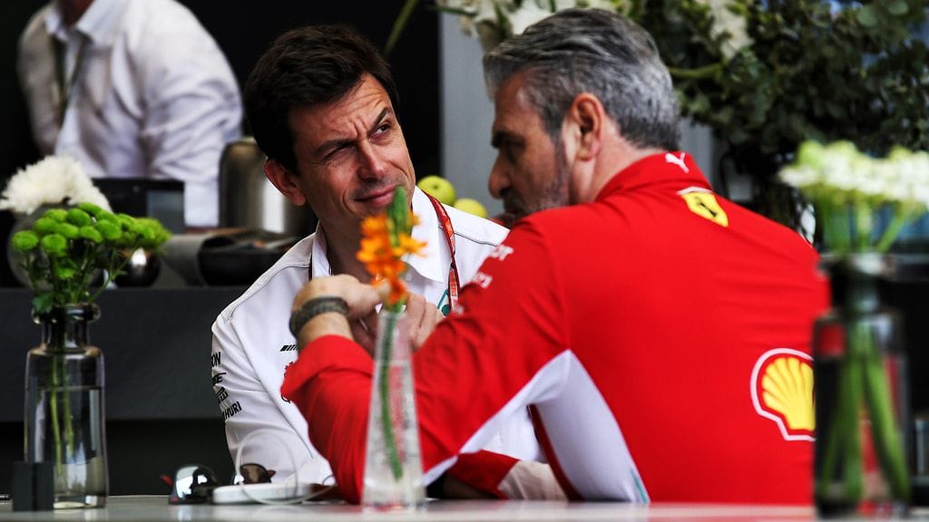 Toto Wolff ja Maurizio Arrivabene