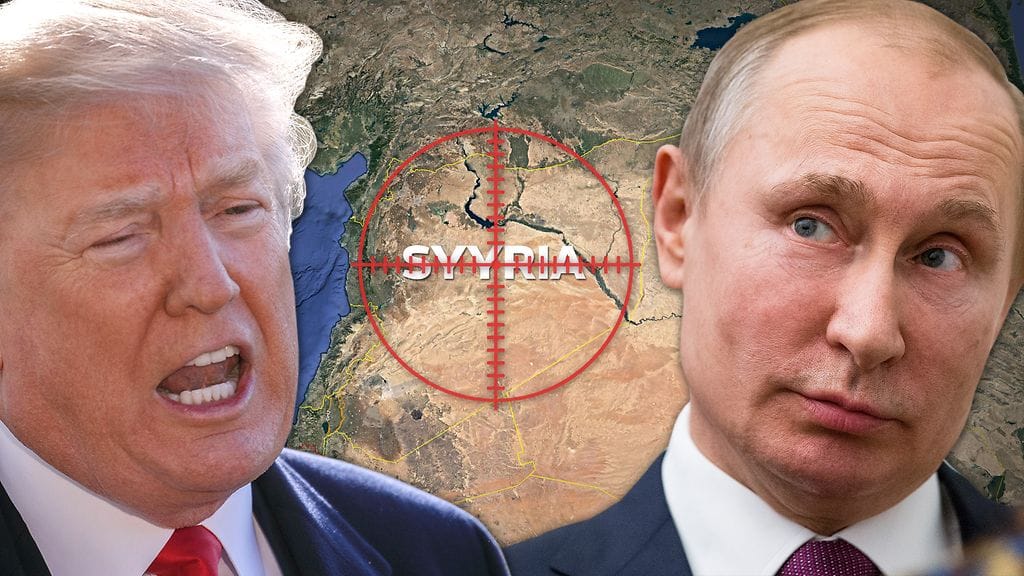 Donald Trump ja Vladimir Putin ovat ajautuneet vastakkain Syyrian kriisissä.