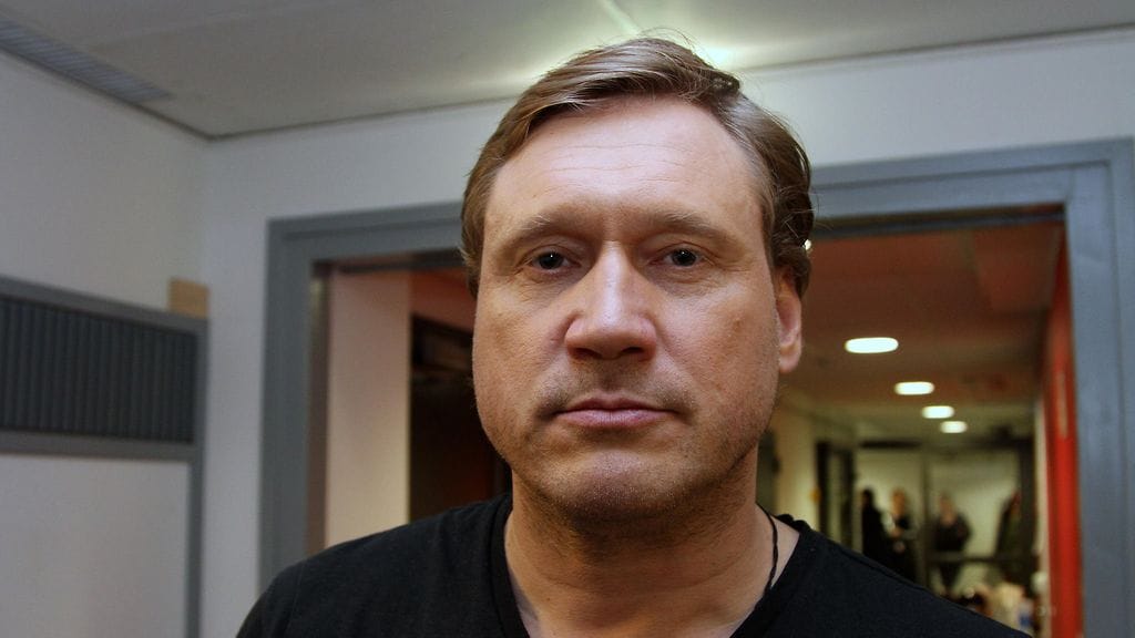 Samuli Edelmann MTV:n studiolla 12. huhtikuuta 2018.