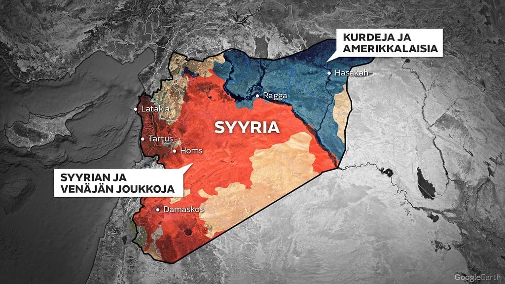syyria kartta
