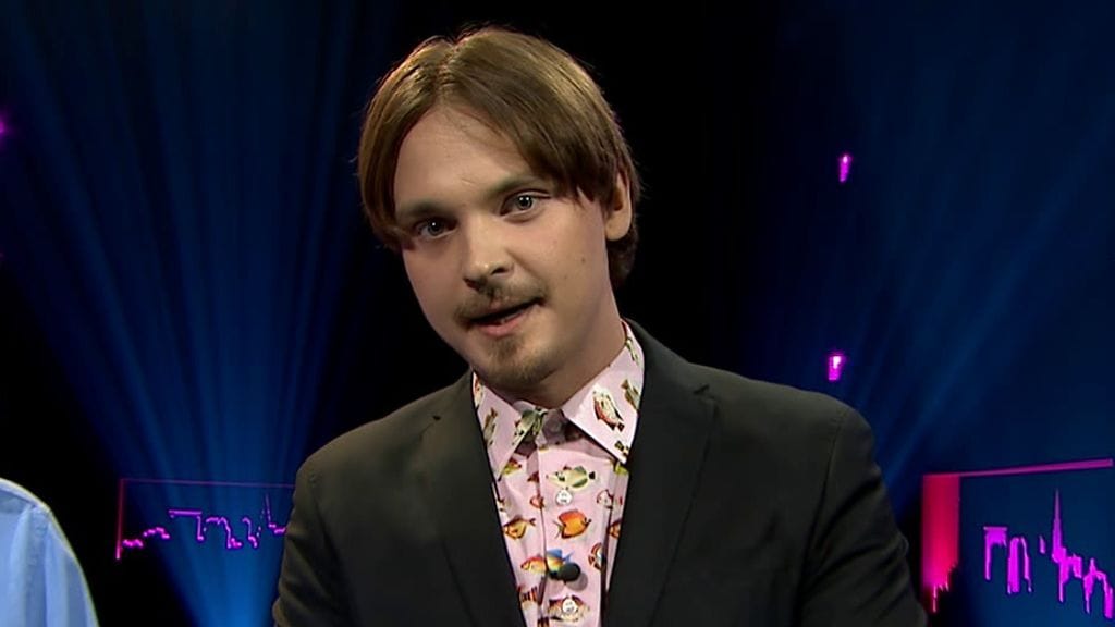 Roope Salminen suorassa EVS-lähetyksessä 20. huhtikuuta 2018.