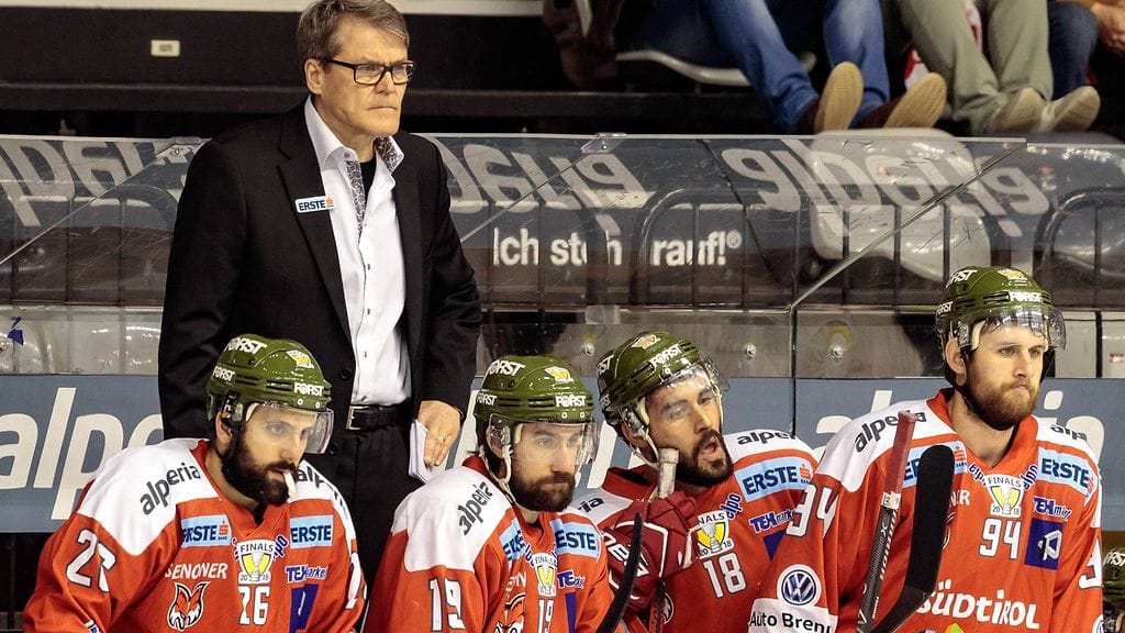 Kai Suikkanen luotsasi HC Bolzanon EBEL-liigan mestariksi.