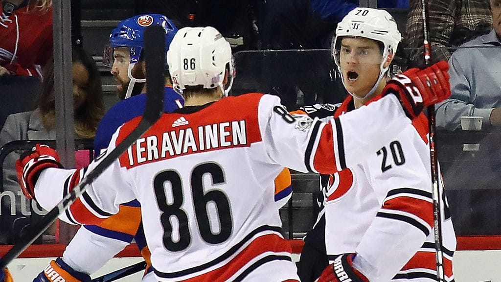 Teuvo Teräväinen ja Sebastian Aho