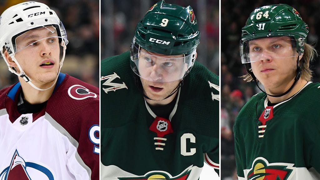 Mikko Rantanen, Mikko Koivu, Mikael Granlund, 2018