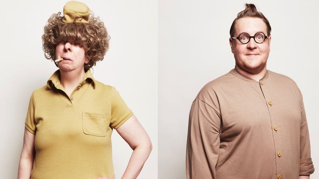 Fingerpori-elokuvassa nähdään muun muassa Rivo-Riitta (Jenni Kokander) ja Heimo Vesa (Santtu Karvonen).