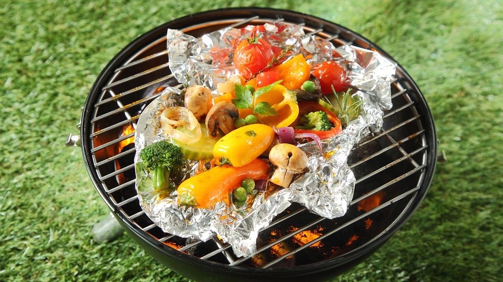grillaus vihannekset folio