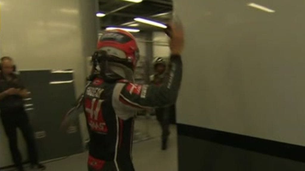Grosjean turhautui itseensä.