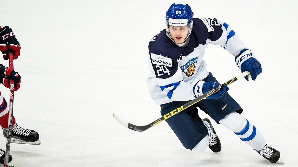 Kasperi Kapanen alle 20-vuotiaiden MM-kisoissa vuonna 2016.