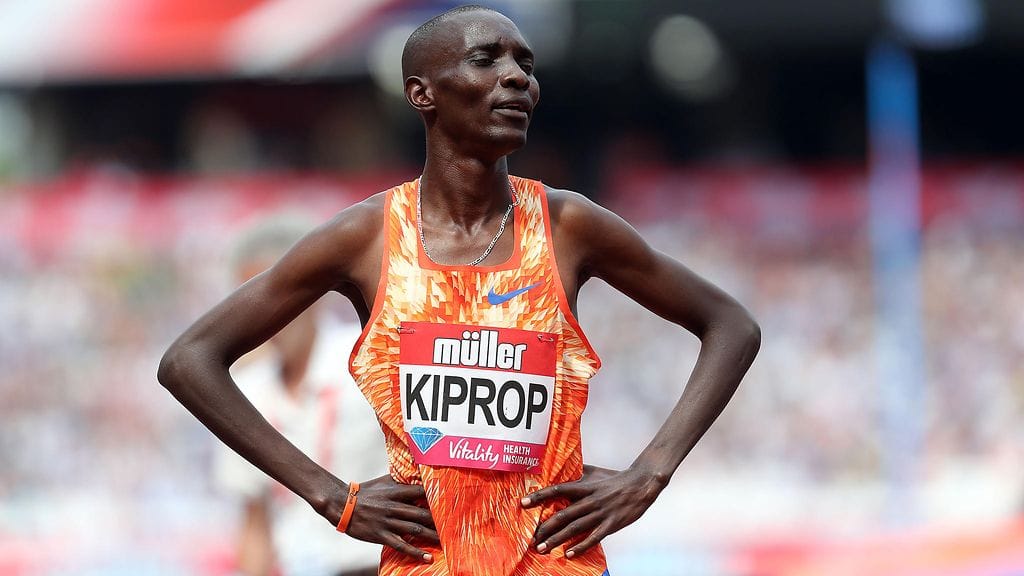 Asbel Kiprop heinäkuussa 2017.