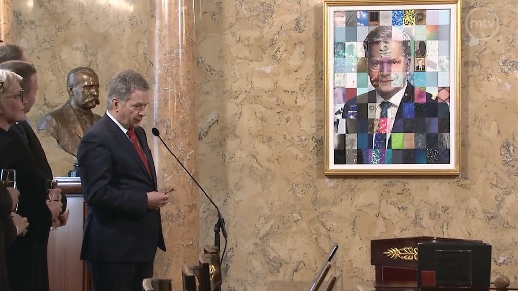 presidentti niinistö muotokuva live 3