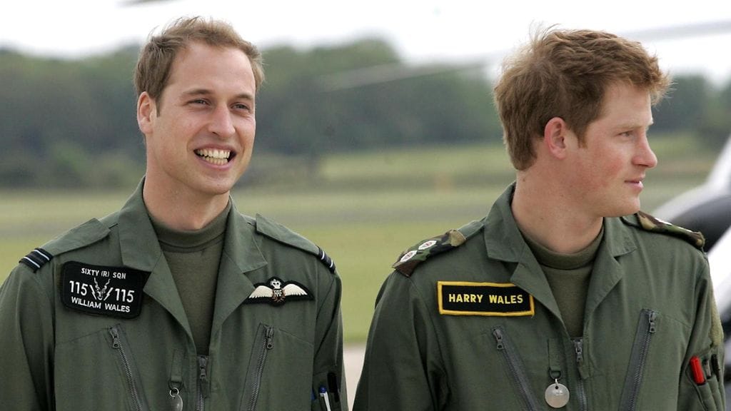 william ja harry armeija