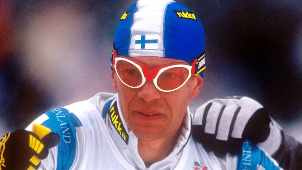 Harri Kirvesniemi Naganon talviolympialaisissa vuonna 1998.