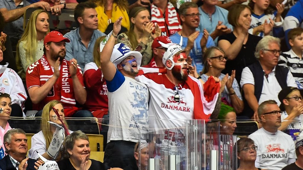 Tanskan jääkiekon MM-kisoissa on riittänyt karnevaalitunnelmaa.