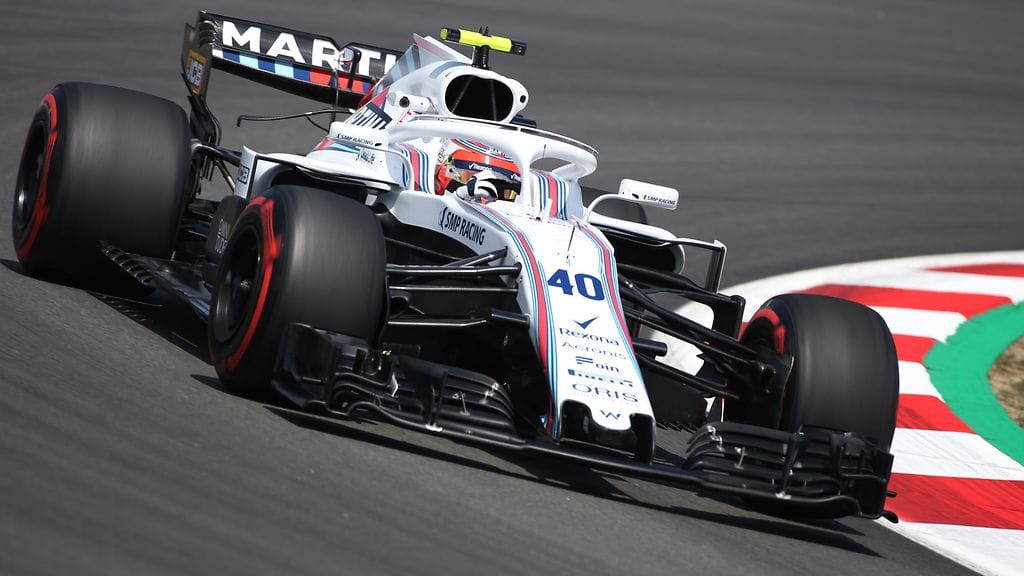 Robert Kubica ajoi perjantain ensimmäisissä harjoituksissa Barcelonan radalla.