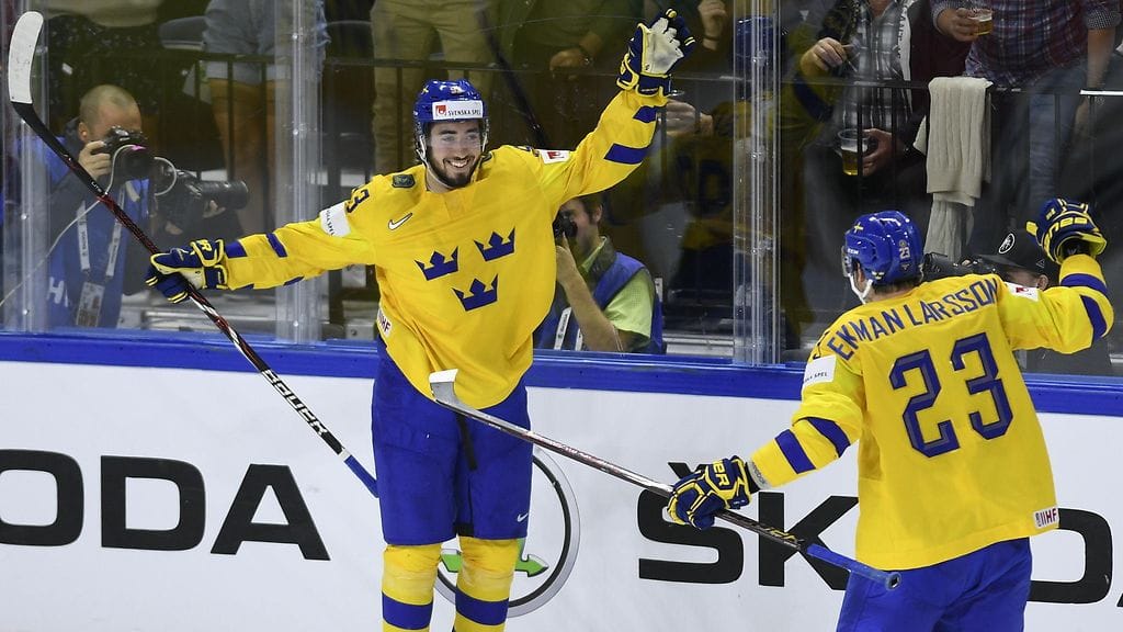 Mika Zibanejad Venäjää vastaan.