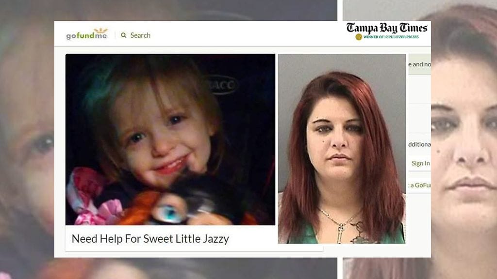 Tytär Jasmine livahti ulos talosta ja hukkui uima-altaaseen samalla, kun äiti Caitlin Powell nukkui, kertoo Tampa Bay -sivusto. Kuvan lähde Tampa Bay Times