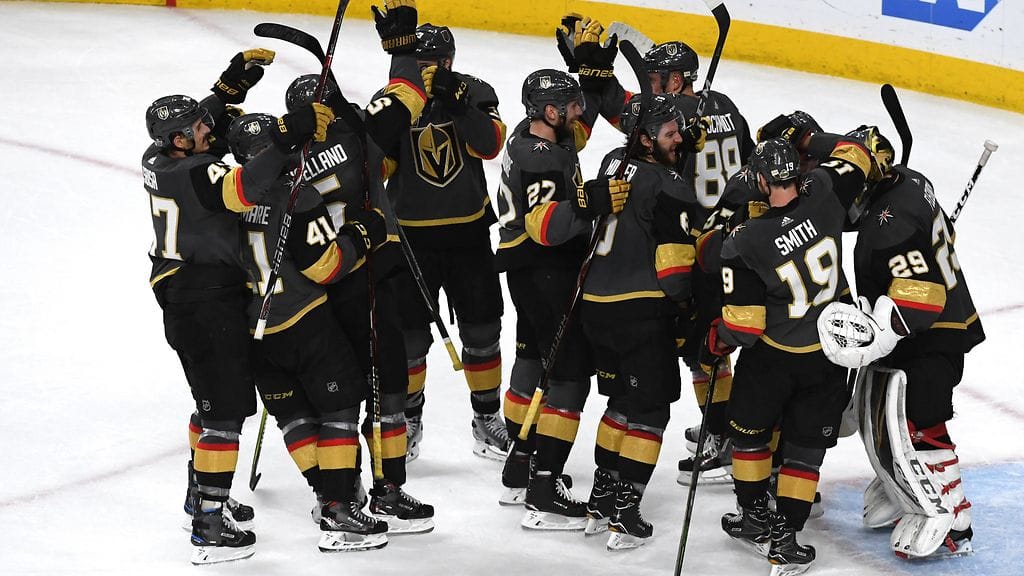 Vegas Golden Knights juhli jo kolmatta voittoa NHL:n läntisen konferenssin finaalisarjassa Winnipeg Jetsiä vastaan (voitot 3-1 Golden Knightsille).