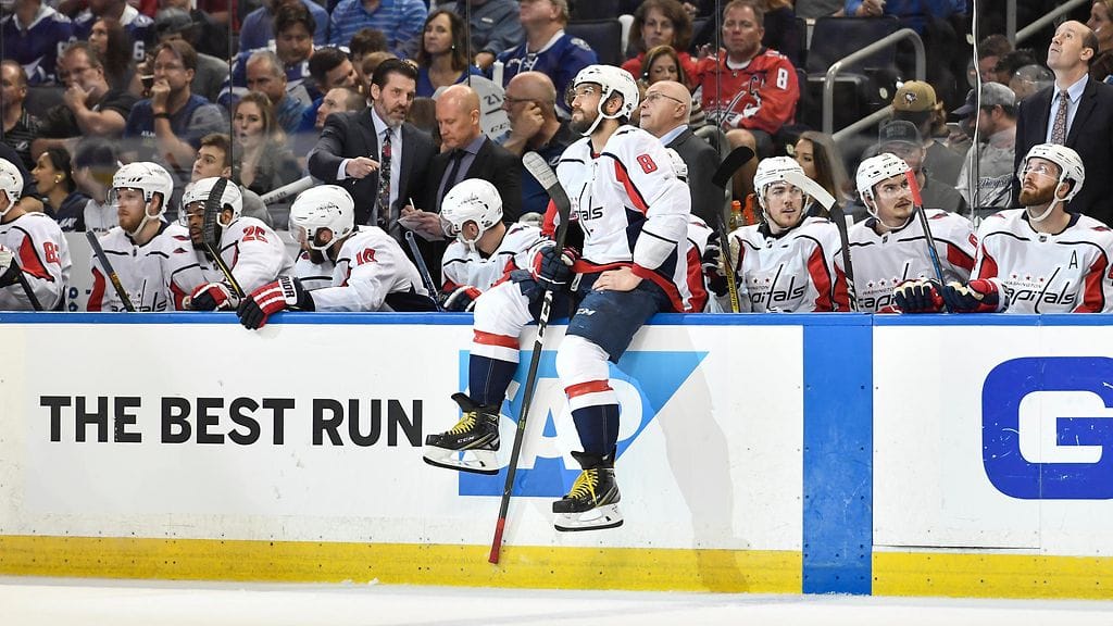Aleksandr Ovetshkin ja Washington Capitals ovat joutuneet tukalaan asemaan.