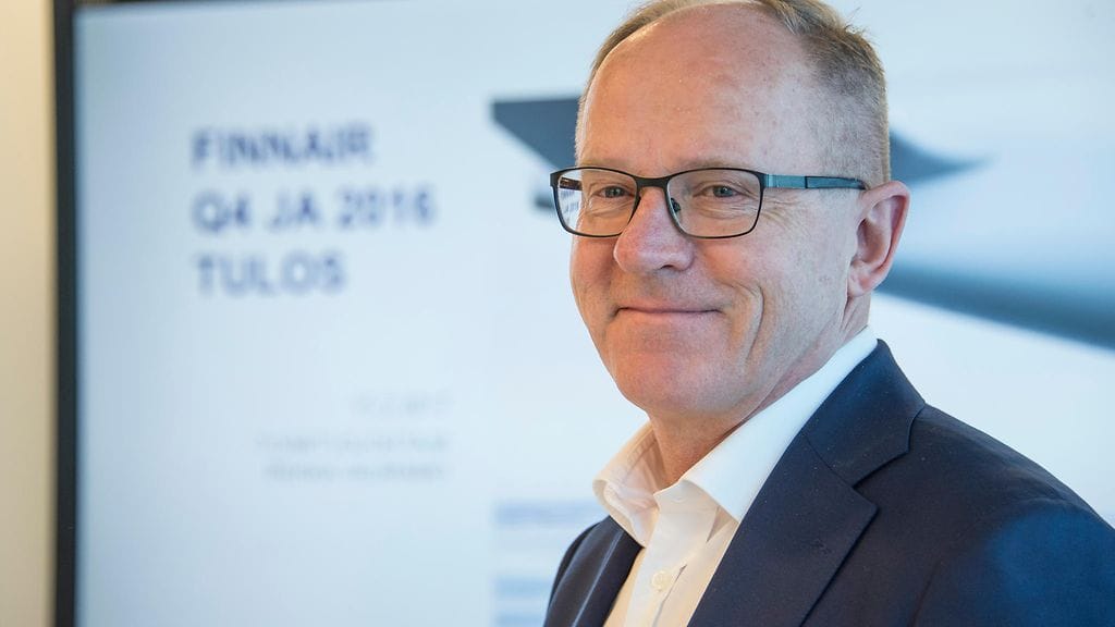 Pekka Vauramo on toiminut Finnairin toimitusjohtajana vuodesta 2013.