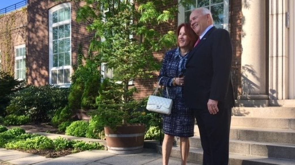 USA:n tuore suurlähettiläs Robert Pence Helsingissä.