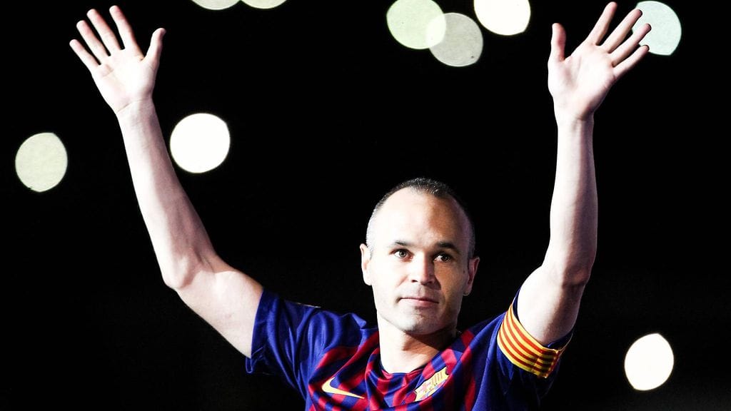 Iniesta pelasi viimeisen ottelun FC Barcelonan riveissä.