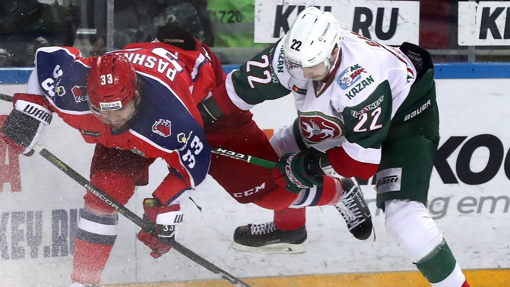 TsSKA Moskova ja AK Bars Kazan pelasivat KHL:n finaaleissa.