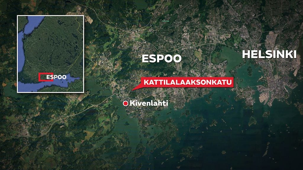 Välikohtaus tapahtui yöllä Espoon Kattilalaaksonkadulla. Poliisin mukaan tapahtumapaikalla kuultiin laukausta muistuttava ääni, mutta ketään ei oltu ammuttu.